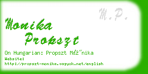 monika propszt business card